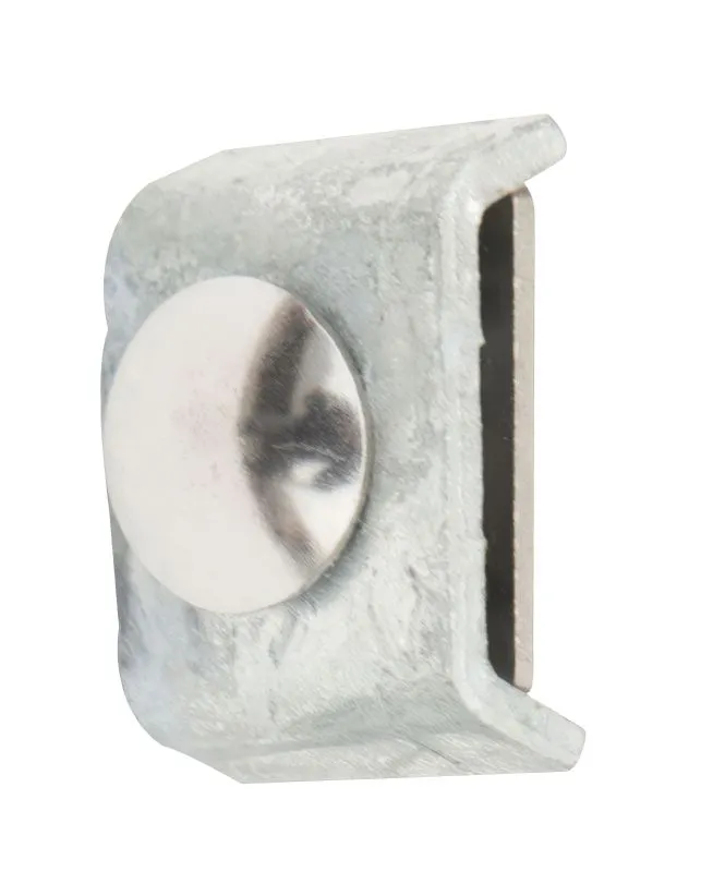 Raccord pour treillis métallique, petit format, forme plate, Finition : galvanisé