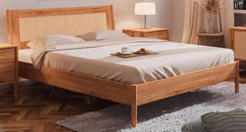 Lit 1 place ou d’appoint Wellsford 02 | Bois de hêtre massif huilé | 140 x 200 cm | Design premium