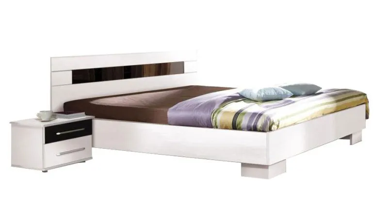 Lit 160 x 200 cm Blanc Abbildung