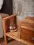 Table de chevet pratique en bois massif de sheesham, Couleur : Sheesham - dimensions : 40 x 60 x 30 cm (h x l x p), avec tiroir & compartiment supplémentaire pour les journaux