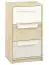 Chambre d'adolescents - Greeley 11 Commode, couleur : hêtre / blanc / gris clair - Dimensions : 93 x 54 x 40 cm (H x L x P), avec 3 tiroirs