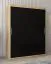 Armoire penderie portes coulissantes Bisaurin 3A | Chêne Sonoma/Wengé | 200 x 150 x 62 cm