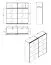 Armoire penderie à portes coulissantes Krupa 01 | Finition cachemire | 2,2 m de large | Porte miroir | Bords ABS