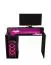 Bureau compact Belledonne 04 noir | 90 x 107 x 50 cm | 1 compartiment | Montage réversible