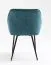 Chaise Maridi 252 turquoise | Moderne, rembourrage premium | 81 x 57 x 61 cm | Tissu décoratif