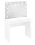 MIROIR Ersigen 04 blanc | LED intégrée | 60 x 90 x 9 cm | Protection ABS | Design moderne et raffiné