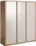 166 cm de large Armoire avec 3 portes | Couleur: Chêne / Blanc Abbildung