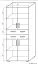Armoire Garut 32, couleur : Chêne de Sonoma - Dimensions : 194 x 80 x 40 cm (H x L x P)