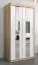 1 mètre de large Armoire avec 2 portes | Couleur : Chêne Sonoma / Blanc Abbildung