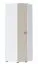 Armoire Adolescent d'angle Blanc 236x86x86 cm Abbildung