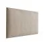 Panneaux rembourrés, lot de 10, couleur : marron clair, housse : velours, dimensions : 50 x 30 cm