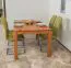 Table à manger en hêtre massif huilé | 160 x 90 cm | Design moderne | Wooden Nature 416