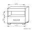 Chambre complète Kikori 4 pièces | Chêne Sonoma | Armoire 230 cm | Lit 160x200 cm