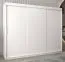 250 cm de large Armoire avec 10 casiers et 3 portes | Couleur: Blanc Abbildung