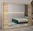 250 cm de large Armoire à portes coulissantes avec 10 casiers et 3 portes | Couleur: Chêne Sonoma | Laminée Abbildung