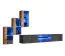 Meuble-paroi avec fonction push-to-open Volleberg 31, couleur : chêne wotan / gris - dimensions : 120 x 210 x 40 cm (h x l x p), avec suffisamment d'espace de rangement