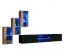 Meuble-paroi au design élégant Volleberg 29, couleur : chêne wotan / noir - dimensions : 120 x 210 x 40 cm (h x l x p), avec éclairage LED bleu