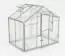 Serre - Verrière Grünkohl L3, verre trempé 4 mm, Surface au sol : 3,10 m² - Dimensions : 150 x 220 cm (l x L)
