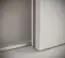 Armoire sobre à portes coulissantes avec suffisamment d'espace de rangement Jotunheimen 11, couleur : blanc - Dimensions : 208 x 250,5 x 62 cm (H x L x P)
