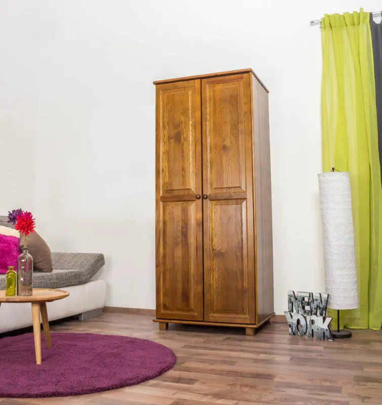 Armoire 80 cm de large, Couleur: Chêne, massif Abbildung