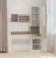 Ensemble mobilier ado Fafe G | Commode & bureau surélevé | Kaschmir/Chêne Cremona | Soft-Close | Grand espace