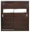 200 cm de large Armoire avec 6 casiers et 2 portes | Couleur: Optique-Wengé Abbildung