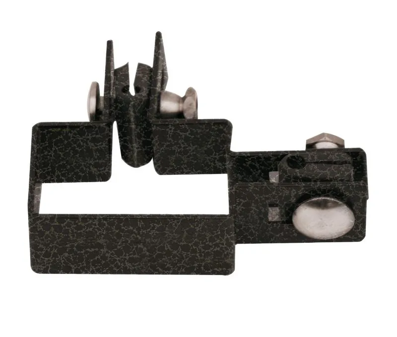 Équerre d'angle pour poteau mod. U, Couleur: noir antique