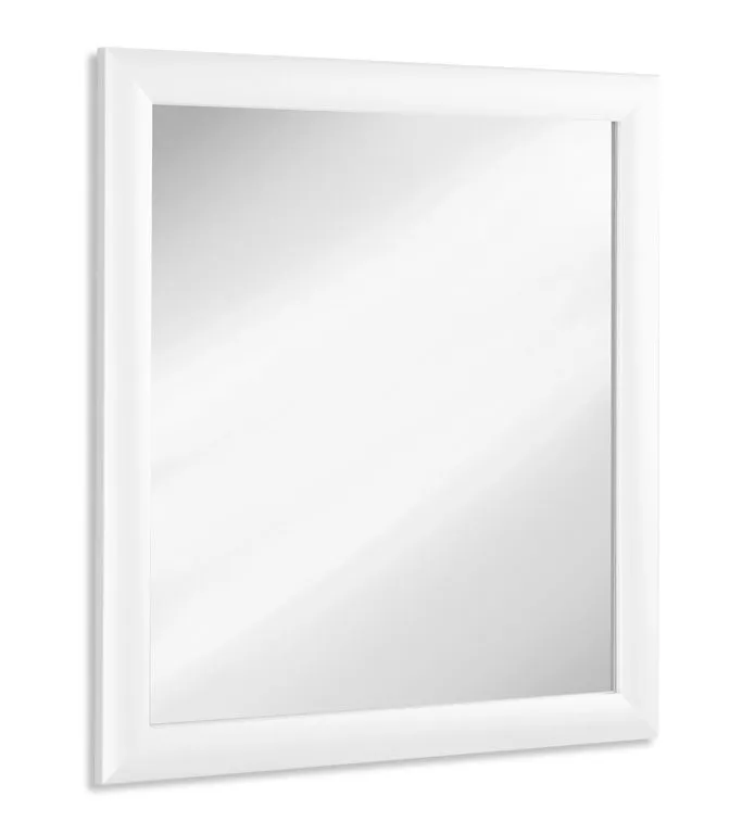 Miroir mural Potes 17 blanc | 70 x 65 x 2 cm | Design moderne et élégant