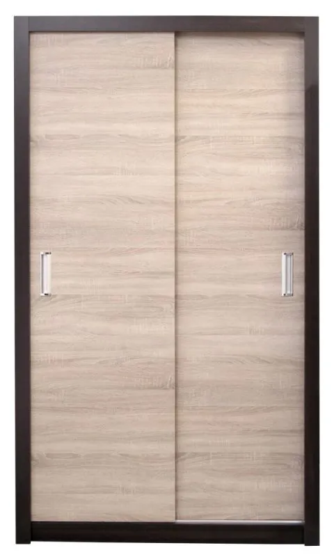 1 mètre de large Armoire avec 2 portes | Couleur : Chêne Sonoma Abbildung