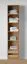 Armoire ouverte / 2 tiroirs / Couleur : Chêne Puccini / 5 compartiments / 51,5 x 55 x 234 cm / Espace de rangement généreux / Pour dressing / Chambre à coucher