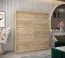 Armoire portes coulissantes Jan 04A | Finition chêne Sonoma | 200 x 180 x 62 cm | Rangement spacieux et moderne