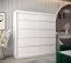 Armoire à portes coulissantes / Penderie Jan 05A, Couleur : Blanc mat - Dimensions : 200 x 200 x 62 cm ( h x l x p)