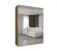 Armoire Eiger 123 | Trois portes miroir | Deux tringles | Soft-close | 1,5 m de large | Chambre