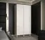 Elégante armoire avec design en marbre Jotunheimen 85, couleur : blanc - dimensions : 208 x 100,5 x 62 cm (h x l x p)