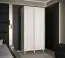 Armoire simple à cinq casiers Jotunheimen 133, Couleur : Blanc - Dimensions : 208 x 100,5 x 62 cm (H x L x P)