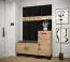 Panneau mural au design élégant Couleur : Anthracite - Dimensions : 42 x 42 x 4 cm (H x L x P)