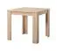 Table à manger carrée Cubi 01 | Chêne de Sonoma | Protection ABS | 75 x 80 x 80 cm | Design sobre