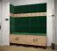 Panneau mural de style moderne Couleur : Vert - Dimensions : 42 x 42 x 4 cm (H x L x P)