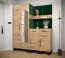 Panneau mural de style moderne Couleur : Vert - Dimensions : 42 x 42 x 4 cm (H x L x P)