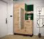 Panneau mural de style moderne Couleur : Vert - Dimensions : 42 x 42 x 4 cm (H x L x P)
