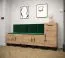 Panneau mural de style moderne Couleur : Vert - Dimensions : 42 x 42 x 4 cm (H x L x P)