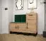 Panneau mural de style moderne Couleur : Vert - Dimensions : 42 x 42 x 4 cm (H x L x P)