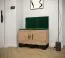Panneau mural de style moderne Couleur : Vert - Dimensions : 42 x 42 x 4 cm (H x L x P)