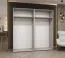 Grande armoire 4 portes battantes | Chêne Artisan | 2 tringles | Soft-Close | 2 m de large | Korab 23