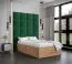 Panneau mural de style moderne Couleur : Vert - Dimensions : 42 x 42 x 4 cm (H x L x P)