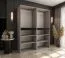 Armoire / Cachemire / 8 portes battantes / 6 compartiments / Système de fermeture Soft-Close / 2 tringles à vêtements / 160 x 52 x 203 cm / Finition haut de gamme / Pour chambre à coucher