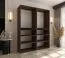 Armoire / Couleur : Noyer Warmia / 8 portes battantes / 6 compartiments / Système de fermeture Soft-Close / 2 tringles à vêtements / 160 x 52 x 203 cm / Finition haut de gamme / Pour chambre à coucher