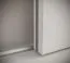 Armoire étroite Jotunheimen 157, couleur : blanc - dimensions : 208 x 100,5 x 62 cm (h x l x p)