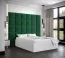 Panneau mural de style moderne Couleur : Vert - Dimensions : 42 x 42 x 4 cm (H x L x P)
