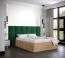 Panneau mural de style moderne Couleur : Vert - Dimensions : 42 x 42 x 4 cm (H x L x P)